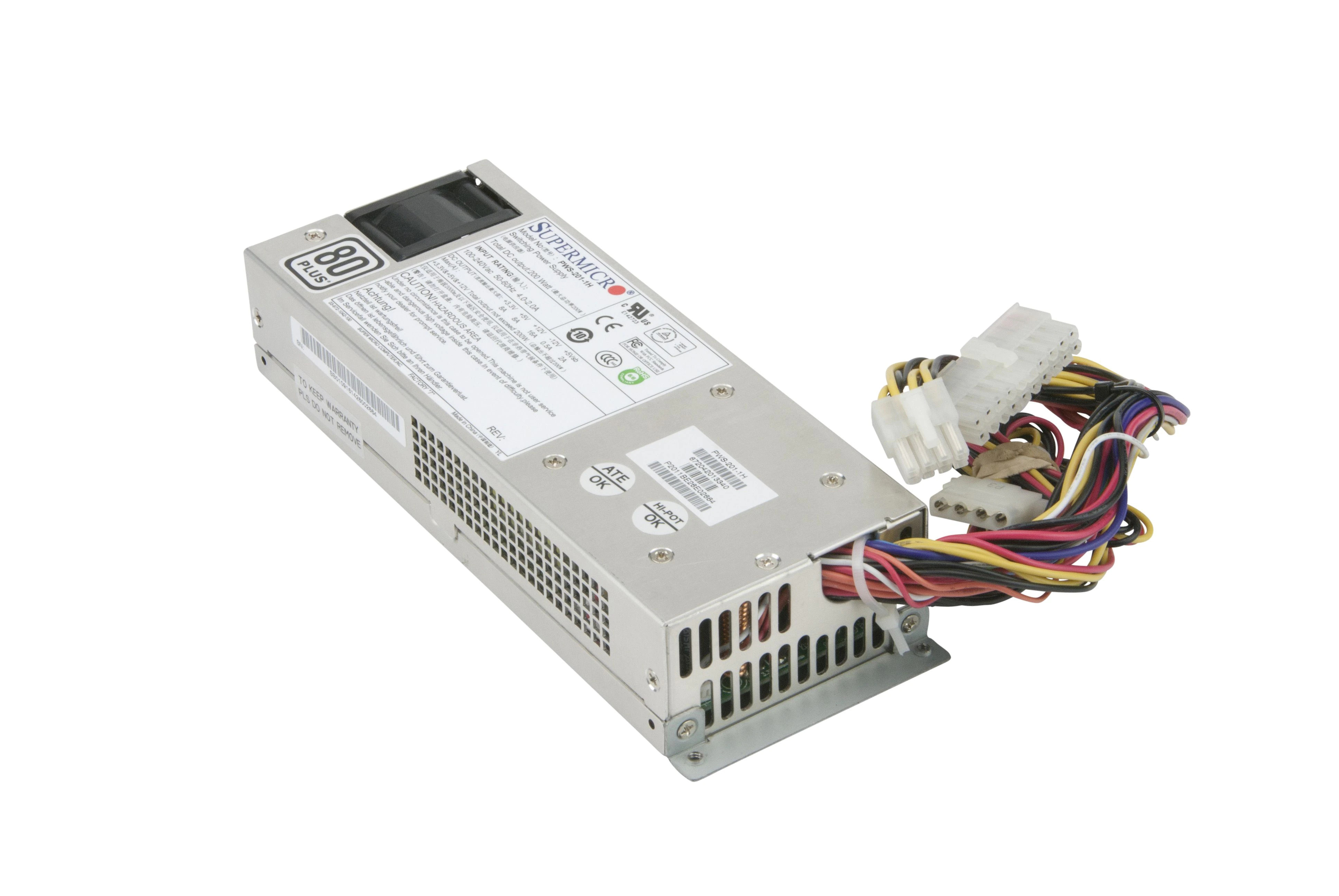Supermicro PWS-521-1H 520W 1U Power Supply With Standard Harness