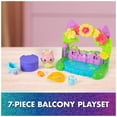 thumbnail image 4 of Gabby's Dollhouse: The Movie, Balcón de jardín de Queen Hada Gatina, Figura de Juguete y Accesorios para la casa de muñecas, Juguetes para niños y niñas a Partir de 3 años, 4 of 5