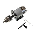 thumbnail image 1 of Motor con accesorios de suministro, soporte de montaje de 12 V, portabrocas en miniatura para bricolaje Juego de portabrocas B10, 1 of 9