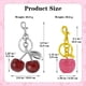 thumbnail image 4 of Juego de 12 Llaveros con para Bolso, con Dijes de , para Mujer, Dorados, Rojos y Negros., 4 of 5