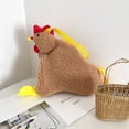 thumbnail image 3 of Jiibva Plush Chicken Purse Cute Chicken Bag Cartoon Hen Shoulder Bag Handbag Funny Animal Crossbody Bag Handbag Purse, 3 of 7