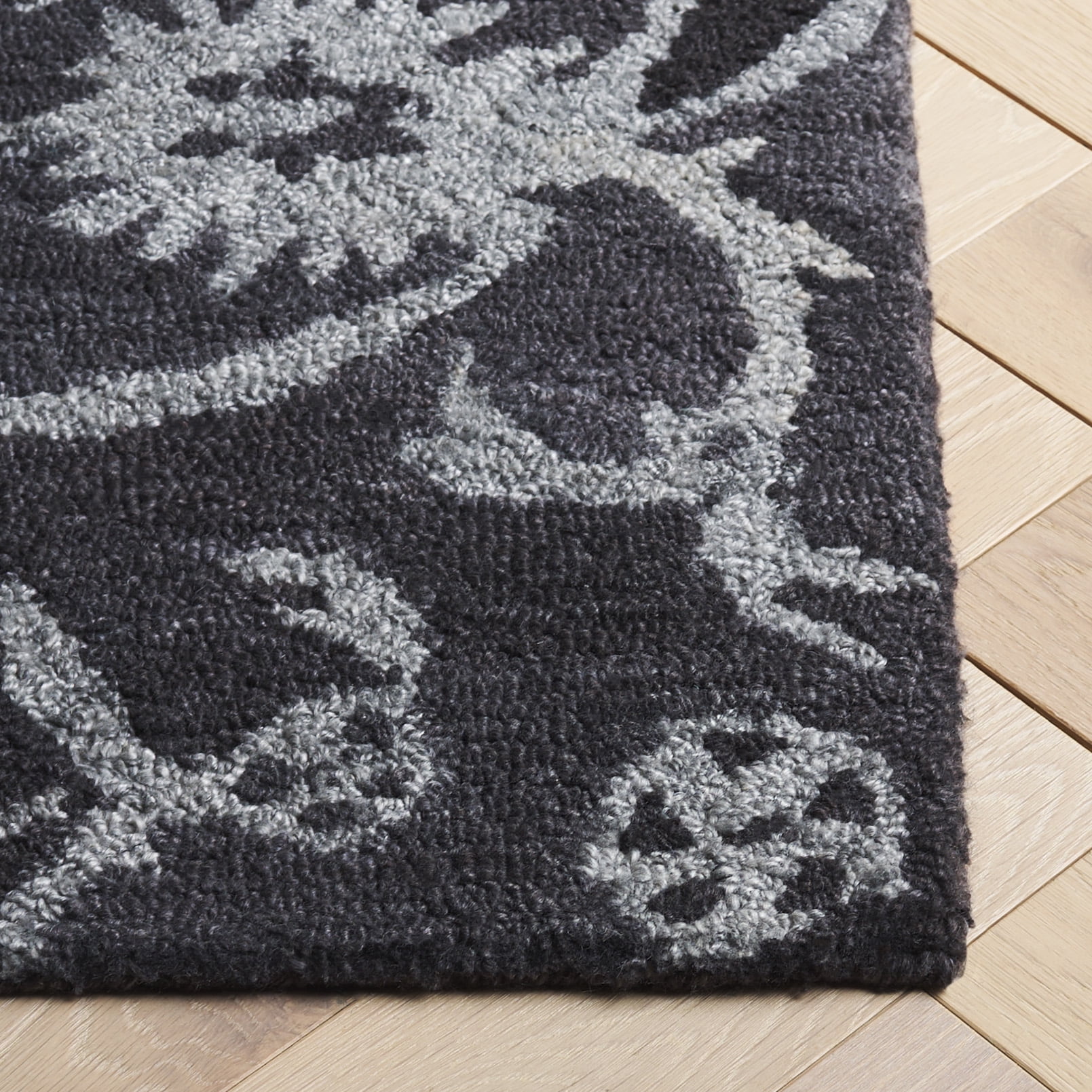 SAFAVIEH Anatolia Jamaar Floral Area Rug, Grey, 3' x 5'
