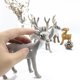 thumbnail image 2 of Simulación modelo animal ciervo bosque en miniatura animal escritorio en casa decoración de casa de muñecas Navidad lindos adornos de ciervos regalo para niños cabeza giratoria a la izquierda 2, 2 of 12