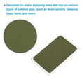 thumbnail image 3 of Unique Bargains Down Jacket Repair Patch 2' x 3', 12 Pack Self Adhesive Nylon Fabric Patch, Green, 3 of 5
