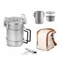 thumbnail image 1 of Portable 304 Stainless Steel Camping Cooking Pot Large Capacity Multi-functional, 1 of 8