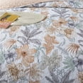 thumbnail image 4 of Lanpei Floral Bedspread Set 2-Piece Twin, Cotton Tropical Bedding Set Boho Leaf Quilt Coverlet Orange Floral Farmhouse Quilted Bedspread (1 Coverlet+1 Pillow Sham), 4 of 7