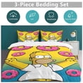 thumbnail image 5 of x254 The Simpsons 3-Piece Bedding Set Warm And Comfortable Soft Duvet Cover Bed Set with 1 Duvet Cover And 2 Pillowcases for Bedroom b254, 5 of 5