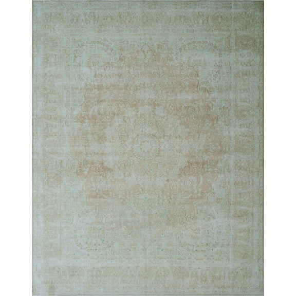 Fine VTG Paisleigh Peach/Beige Rug, 9'10" x 12'11"