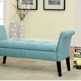 thumbnail image 2 of Benzara Doheny Contemporary Storage Bench In Blue Finish-Color:Blue, 2 of 2