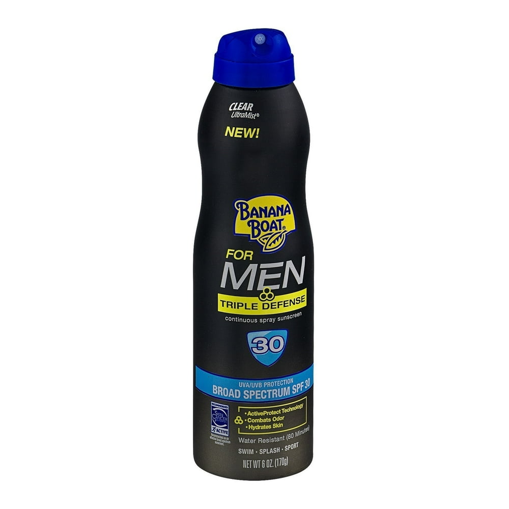 Banana Boat for Men UltraMist Sunscreen, 6 oz