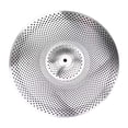thumbnail image 2 of Platillo de práctica de bajo volumen, platillo silencioso, resistente, ligero, platillo silencioso para práctica de baterista para principiantes 16 pulgadas, 2 of 8