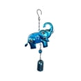 thumbnail image 2 of Ganfancp Pachyderm Wind Chime Metal Hierro Vidrio Pintado Artesanía Colgante Adornos Patio Jardín Balcón Ofertas Del Día Sólo En Línea Pequeño Elefante de Hierro Pintado Wind Chime*1, 2 of 5