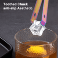 thumbnail image 4 of Pinzas de hielo de acero inoxidable Premium de grado alimenticio para café, té, azúcar, cubo de hielo, aperitivo, porción de cocina, 4 of 5