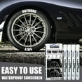thumbnail image 3 of White Marker Pen  Tire Paint Marker Pen  Car Tire Graffiti Tracing Pen 4 Pack White Marker Pen Tire Paint Marker Pen Waterproof Oil Based Car Tire Graffiti Tracing Pen For Auto, 3 of 8