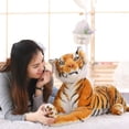 thumbnail image 2 of Cute Simulated Small Stuffed Toy Animals Tiger Calf Plush for Kids Birthdays New, 2 of 4