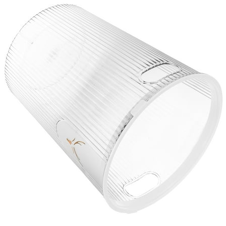 unbranded  Waste Basket for Kitchen Lid Garbage Can Trash Office White