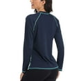thumbnail image 3 of Women's Printed Rash Vest Long Sleeve UV Swim Shirts Rash, 3 of 5