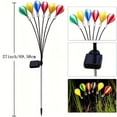 thumbnail image 3 of 6pcs 6LED luces solares de globo de aire caliente para la decoración del césped del camino del patio del jardín, 3 of 8