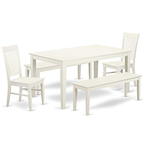 Cano5c Lwh W 5 Piece Dining For 6 Dining Room Table And 2 Chairs