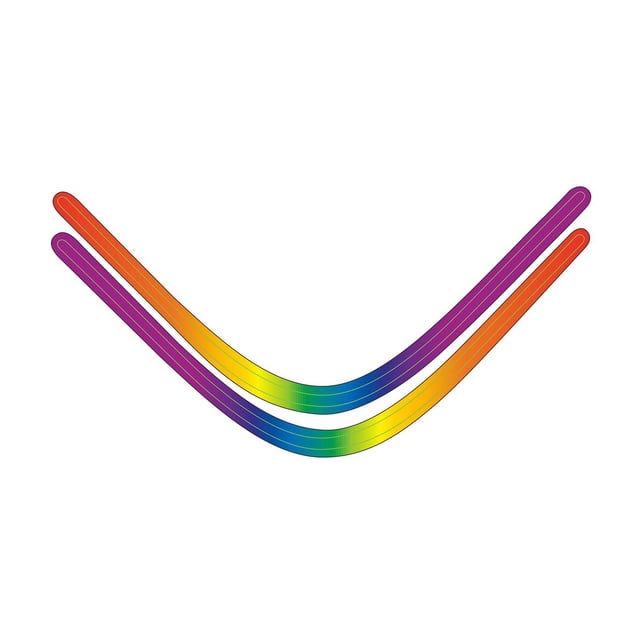 Lightbar Compatible for Host Light Bar Rainbow Gradient Sticker Compatible for 5 LED Aufkleber Luminous Sticker Lightbar
