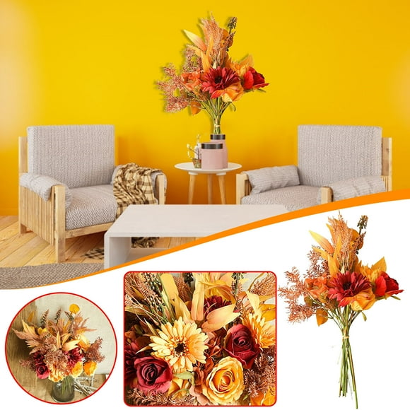 Rama de árbol floral de hojas de seda sintética para decoración de bodas, hogar, fiestas, Navidad, Pascua, San Valentín, aniversario, 1 pieza de decoración verde,Vsgery
