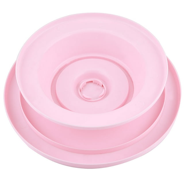 Soporte de Decoración de Pasteles de Grado Alimenticio Herramientas de Cocina de Plástico DIY Diseño de Eje Giratorio Suave para Restaurante Tienda de Postres