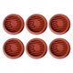 thumbnail image 2 of 6 piezas de platillos para plantas, bandejas de goteo para macetas, bandejas para alféizar de ventana, para macetas de interior y exterior. Rojo, 2 of 8
