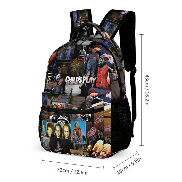 Chucky Kids Schoolbag Casual Shoulder Bag Satchel Backpack Prints Book Bag Rucksack for Boys Girls Walmart