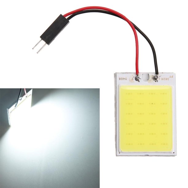 2 uds xenón HID White24 COB LED Domo mapa bombilla coche Panel Interior lámpara Sywqhk Accesorios para autos y motos