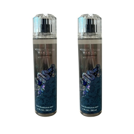 Bath & Body Works Wicked Vanilla Woods Mist 8 fl oz 2 Pack