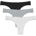 thumbnail image 1 of Culottes String pour Femmes Assortiment 3 Pack, 1 of 6