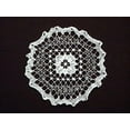 thumbnail image 1 of Fennco Styles Set of 4 Handmade Tuscany Lace Cotton Coaster Doilies, 2 Colors, 1 of 5