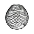 thumbnail image 3 of Colgante de metal Tonos de luz Accesorio Linterna industrial Estilo vintage Bombilla Guardia Pantalla para lámpara de noche Entrada Restaurante Casa , negra negra, 3 of 8