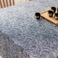 thumbnail image 5 of Rectangular tablecloth cover, splash resistant plastic tablecloth that can be wiped for dining, camping, indoor, outdoor, 5 of 5