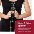 Zyliss Easy Corkscrew Wine and Bottle Top Opener, Stainless Steel
