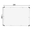 thumbnail image 3 of Bgsha Transparent Tarpaulin With Eyelets Waterproof Tarpaulin With Rope and Cable Ties, 3 of 9