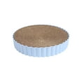 thumbnail image 2 of Flmtop Round Kitten Cat Corrugated Paper Scratch Pad Grinding Nail Scraper Pet Toy Blue, 2 of 9