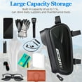 thumbnail image 6 of BUSATIA Large Triangle Frame Bag, 1.5L Capacity (Black), 6 of 7