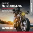 thumbnail image 2 of YHH 42504 20W-50 Motorcycle Oil Synthetic – 2 Quarts, 2 of 4