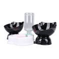 thumbnail image 1 of Double Cat Feeding Bowl and Water Dispenser Set Large Diameter Automatic Pet Bowls Cat Water Feeder Large Capacity for Cats Neck Guard Convenient Pet Feeder Kit, 1 of 7