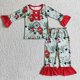 thumbnail image 1 of Venta al por mayor de pijamas de dinosaurios de Navidad para niños, conjunto de manga larga para niño y niña, pantalones para niños, ropa de dormir para niños pequeños, ropa de dormir, 1 of 2