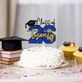thumbnail image 3 of Decoración para tartas Goilpanitdia, clase 2026, graduación, azul/dorado, 3 of 7