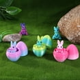 thumbnail image 6 of SHUWND 6PCS Set 3D Printed Bunny with Easter Egg, Mini Easter Eggs Fidget Toy 3D Articulated Crystal Bunny Eggs Mystery Egg Easter Basket Stuffers Surprise 3D Printed Animals Toy Set, 6 of 10