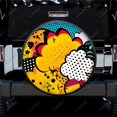 thumbnail image 1 of Pop Art avec Roues de Rechange Universelles en Polyester Abstrait pour Remorque RV SUV Camion Campeur, 1 of 5