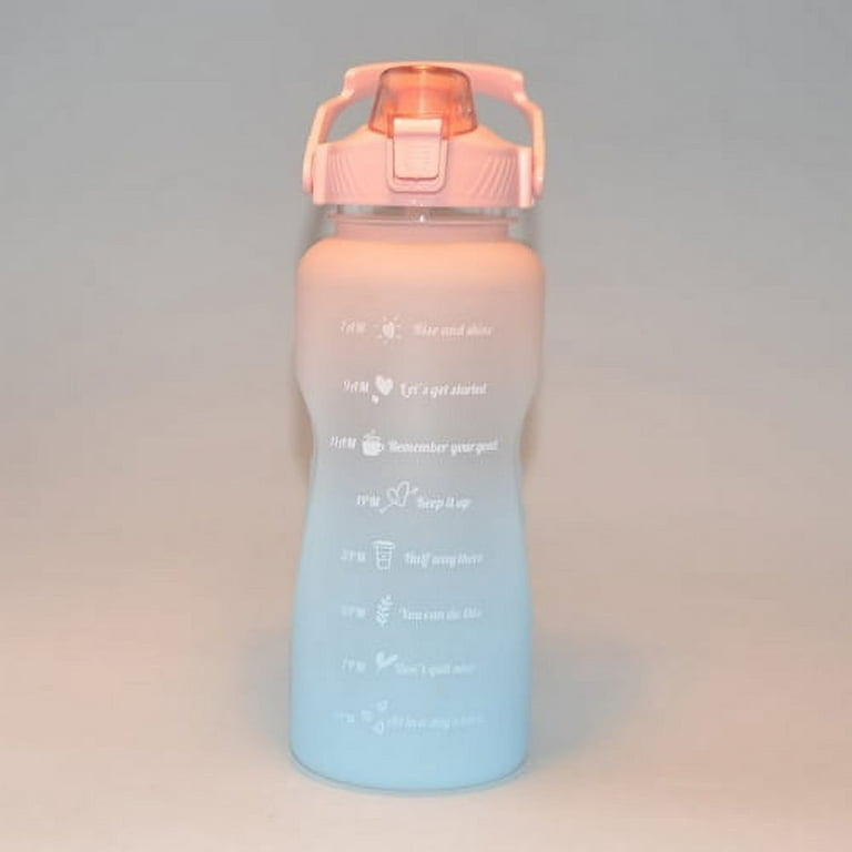 Sport Gallon Water Bottle with Handle,57oz Motivational Large Leakproof  Food Safe BPA Free Drinking Water Bottle Jug,Ensure You Drink Enough Water