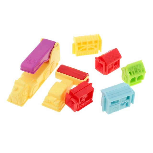 Molde de Arcilla Plástica 3D Herramientas de de Casa de Animales Juguete para Desarrollo de Inteligencia de Niñas Baoblaze Juguete del molde de la arena de la masa