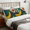 thumbnail image 4 of Balery Banana And Avocado Funda Protectora para Almohada Corporal de Algodón Hipoalergénico con Cierre(55 x 21 pulgadas), Almohadas No Incluidas, 4 of 7