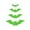 Green-16PC_#01, variant on 16 Pcs Halloween Decorations 3D Bats Decor, 4 Sizes Scary Halloween Decor Indoor Bat Stickers Decorations for Bedroom Bathroom Door Wall Party Decoration