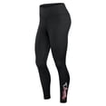 thumbnail image 2 of Women's Fanatics Black Atlanta Braves Wordmark Stack Leggings, 2 of 3