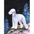 thumbnail image 1 of Bedlington Terrier Drapeau en Toile - Taille Maison, 28 x 40 Po., 1 of 1